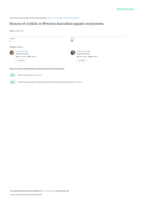 History of cichlids in Western Australian aquatic ecosystems