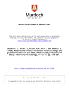 Associations between nematode larval challenge and gastrointestinal tract size that affect carcass productivity in sheep