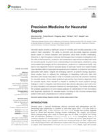 Precision medicine for neonatal sepsis