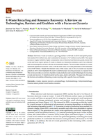 E-waste recycling and resource recovery: A review on technologies, barriers and enablers with a focus on Oceania