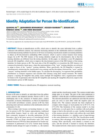 Identity adaptation for person re-identification