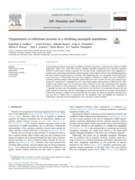 Trypanosome co-infections increase in a declining marsupial population