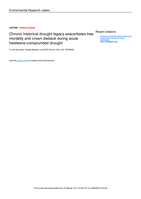 Chronic historical drought legacy exacerbates tree mortality and crown dieback during acute heatwave-compounded drought