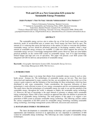 Web and GIS as a new generation KM system for sustainable energy promotion