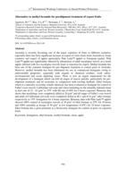 Alternative to methyl bromide for preshipment treatment of export fruits