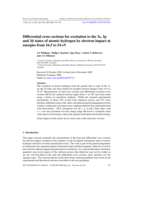 Differential cross sections for excitation to the 3s, 3p and 3d states of atomic hydrogen by electron impact at energies from 16.5 to 54 eV