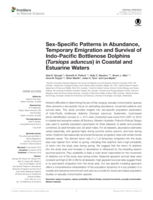 Sex-specific patterns in abundance, temporary emigration and survival of Indo-Pacific bottlenose dolphins (Tursiops aduncus) in coastal and estuarine waters