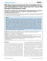 RNA Deep sequencing reveals novel candidate genes and polymorphisms in Boar testis and liver tissues with divergent Androstenone levels