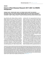 Future of Rare Diseases Research 2017-2027: An IRDiRC Perspective