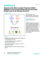 Genome-wide Meta-analysis finds the ACSL5-ZDHHC6 locus Is associated with ALS and links weight loss to the disease genetics