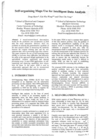 Self-organising maps use for intelligent data analysis