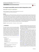 An assigned responsibility system for robotic teleoperation control