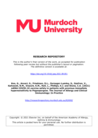 mRNA COVID-19 vaccine safety in patients with previous immediate hypersensitivity to Pegaspargase
