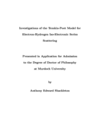 Investigations of the Temkin-Poet model for electron-hydrogen iso-electronic series scattering