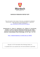 A direct chemical method for the rapid, sensitive and cost-effective detection of phosphite in plant material