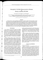 Atmospheric turbidity measurements at Broome in Western Australia 1979-1984