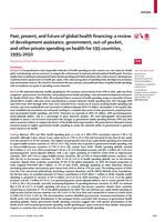 Past, present, and future of global health financing: a review of development assistance, government, out-of-pocket, and other private spending on health for 195 countries, 1995–2050