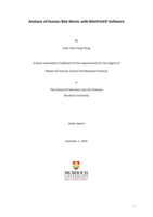Analysis of human bite marks with BitePrint© software