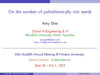 On the number of palindromically rich words