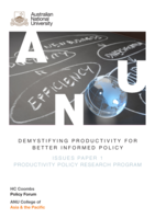 Demystifying productivity for better informed policy