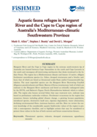 Aquatic fauna refuges in Margaret River and Cape to Cape region of Australia's Mediterranean-climatic Southwestern Province