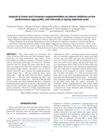 Impacts of onion and cinnamon supplementation as natural additives on the performance, egg quality, and immunity in laying Japanese quail