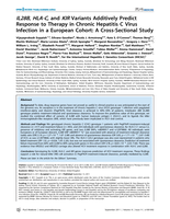 IL28B, HLA-C, and KIR variants additively predict response to therapy in chronic Hepatitis C virus infection in a European cohort: A cross-sectional study