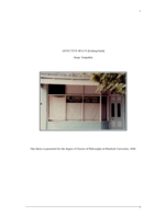 Affective space (looking back)