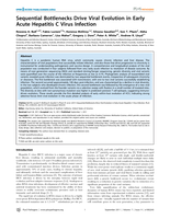 Sequential bottlenecks drive viral evolution in early acute Hepatitis C virus infection