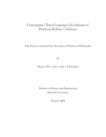 Convergent close-coupling calculations of positron-helium collisions