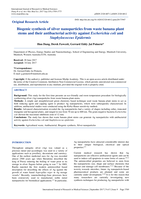 Biogenic synthesis of silver nanoparticles from waste banana plant stems and their antibacterial activity against Escherichia coli and Staphylococcus Epidermis