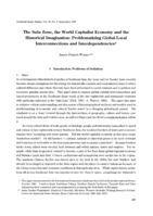 The Sulu Zone, the world capitalist economy and the historical imagination: Problematizing global-local interconnections and inter-dependencies