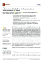 A comparison of methods for the characterisation of waste-printed circuit boards