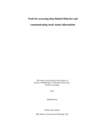 Tools for assessing data-limited fisheries and communicating stock status information
