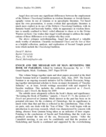 Book review: ENOCH AND THE MESSIAH SON OF MAN: REVISITING THE BOOK OF PARABLES. Edited by Gabriele Boccaccini. Pp. xv + 539. Grand Rapids, Mich.: Eerdmans, 2007. Paper $50.00