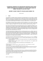 Passenger’s Remedies for Substandard European River Cruise Under Australian Law: The right to a luxury river cruise or merely the right to go on a tour? Moore v Scenic Tours Pty Limited (No 2) [2017] NSWSC 733