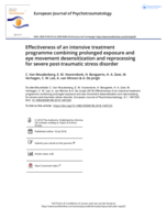 Effectiveness of an intensive treatment programme combining prolonged exposure and eye movement desensitization and reprocessing for severe post-traumatic stress disorder