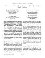 Feature extraction of human sleep EEG signals using Wavelet Transform and Fourier Transform