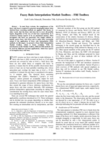 Fuzzy rule interpolation matlab toolbox - FRI toolbox