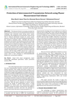 Protection of interconnected transmission network using phasor measurement unit scheme
