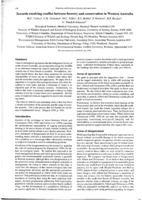Towards resolving conflict between forestry and conservation in Western Australia