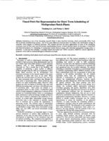 Timed Petri-net representation for short term scheduling of multiproduct batch plants