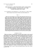 Abundance, life history and ligulosis in the gobies (Teleostei) of the inner Severn Estuary