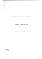 Fitzgerald River National Park: summary of submissions to leaflet