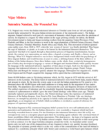 Satendra Nandan, The wounded sea