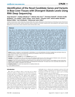 Identification of the novel candidate genes and variants in boar liver tissues with divergent skatole levels using RNA deep sequencing