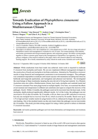 Towards eradication of Phytophthora cinnamomi using a fallow approach in a Mediterranean climate