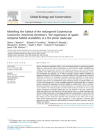 Modelling the habitat of the endangered Carpentarian Grasswren (Amytornis dorotheae): The importance of spatio-temporal habitat availability in a fire prone landscape