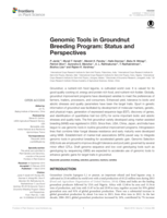 Genomic tools in groundnut breeding program: Status and perspectives
