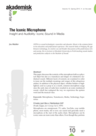The iconic microphone - Insight and audibility: Iconic sound in media
